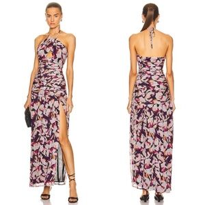 nicholas the label arella polka dot silk halterneck maxi dress NICHOLAS | Dresses | Nicholas The Label Arella Polka Dot Silk Halterneck  Maxi Dress